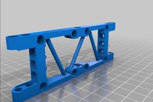 乐高科技 15x5 H型梁