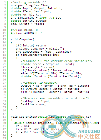 Arduino使用PID库，轻松搞定PID