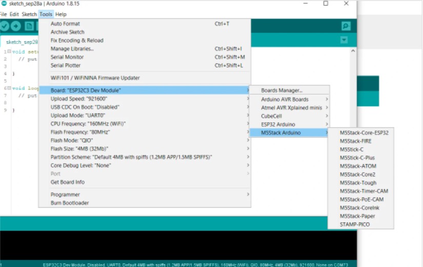 M5Core Arduino IDE环境搭建