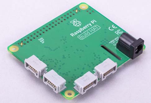 树莓派最新扩展版Raspberry Pi Build HAT兼容乐高电机和传感器