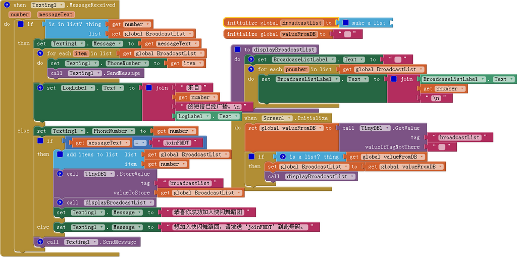 App Inventor 编程实例及指南-第11章 广播中心