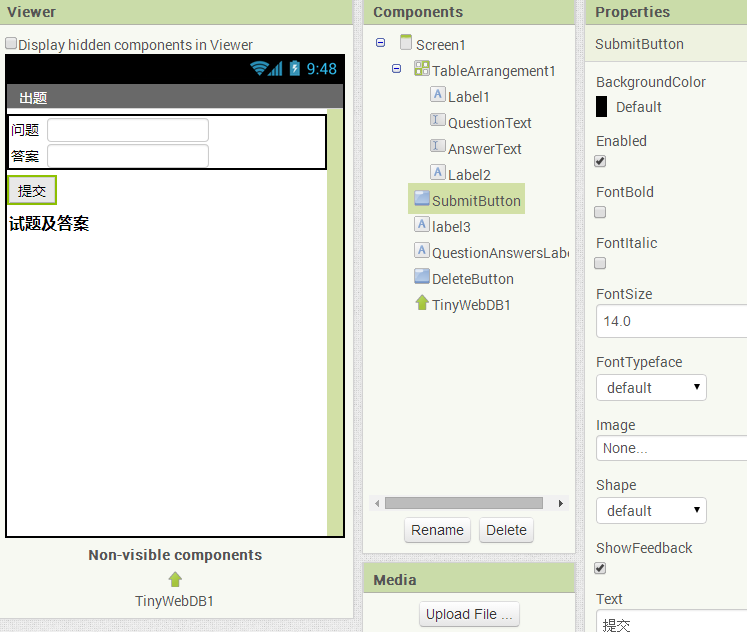 App Inventor 编程实例及指南-第10章 出题及答题