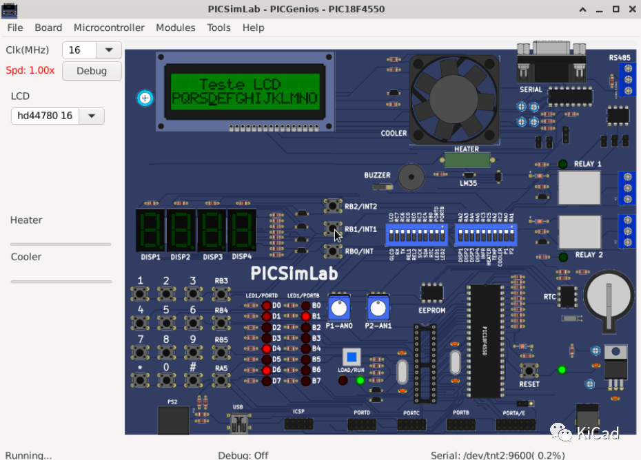 PICsimlab：可编程 IC 仿真实验室