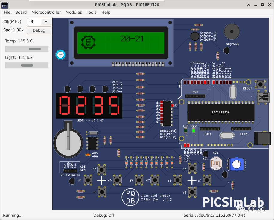 PICsimlab：可编程 IC 仿真实验室