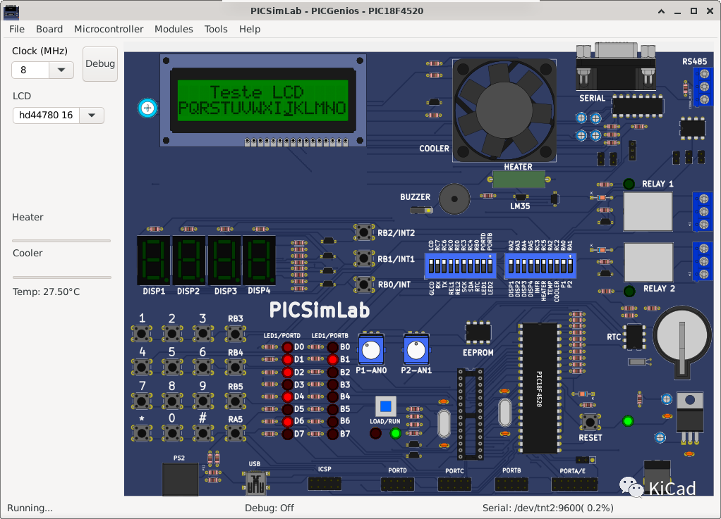 PICsimlab：可编程 IC 仿真实验室