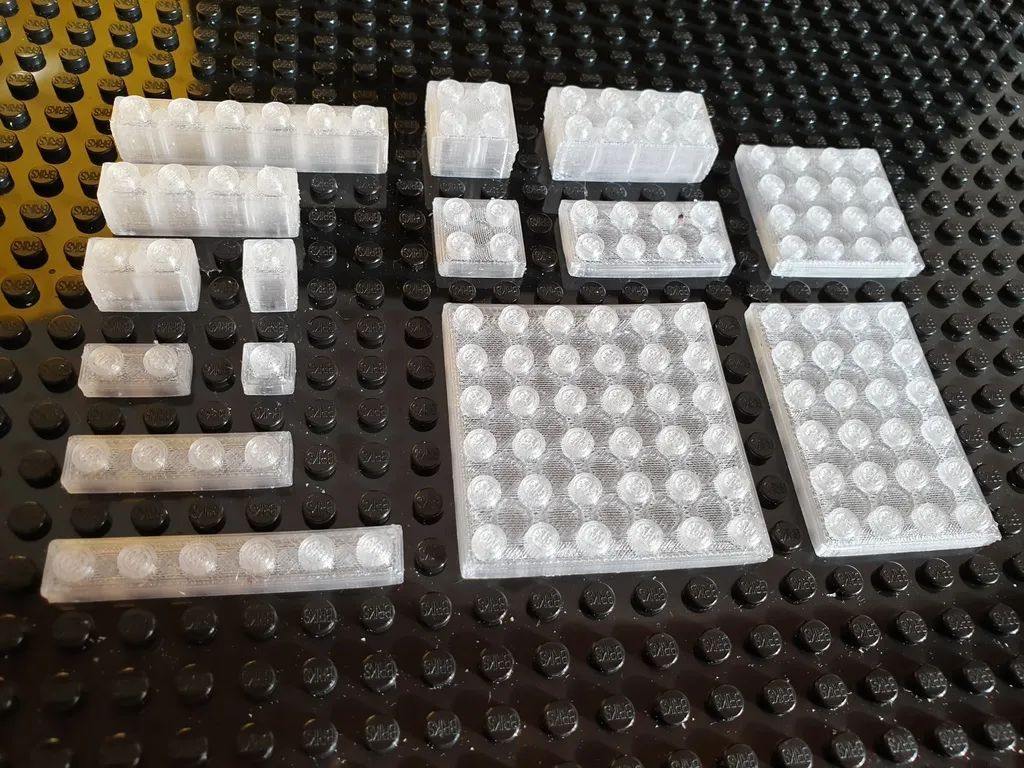 3D打印兼容可定制LEGO基础块