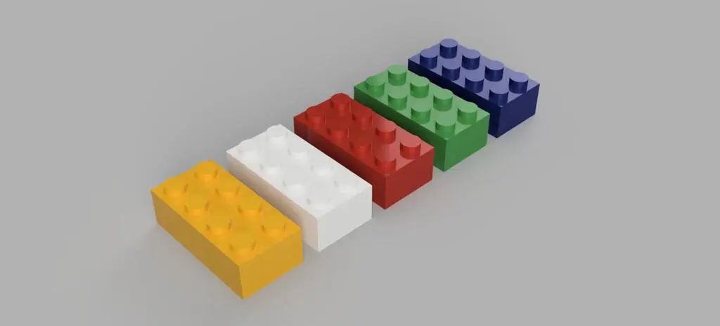 3D打印兼容可定制LEGO基础块