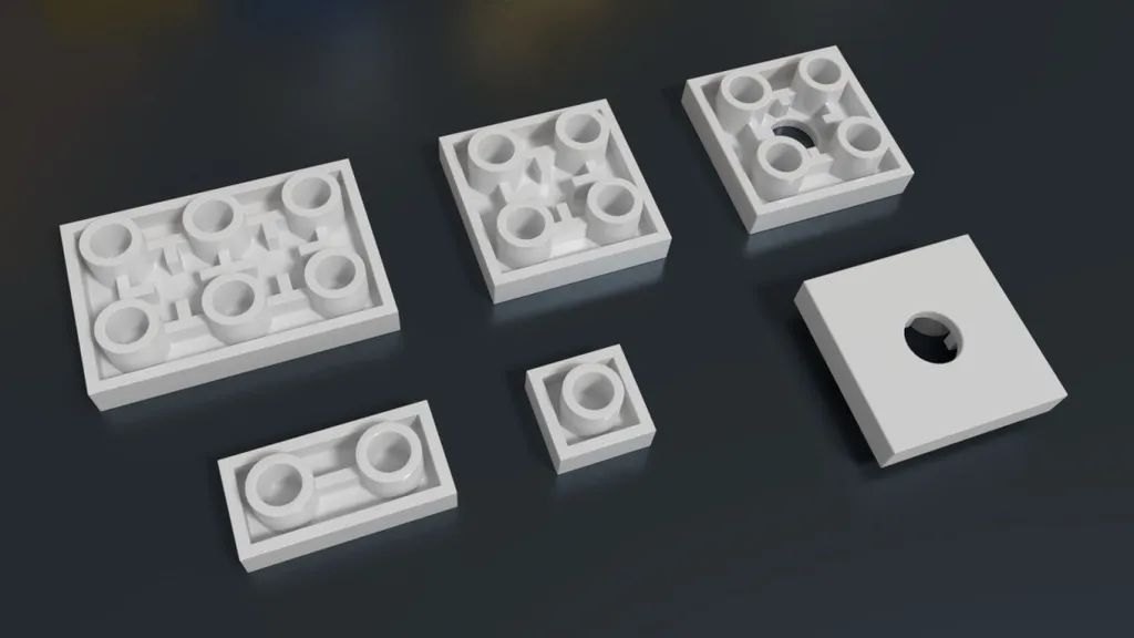 3D打印兼容可定制LEGO基础块