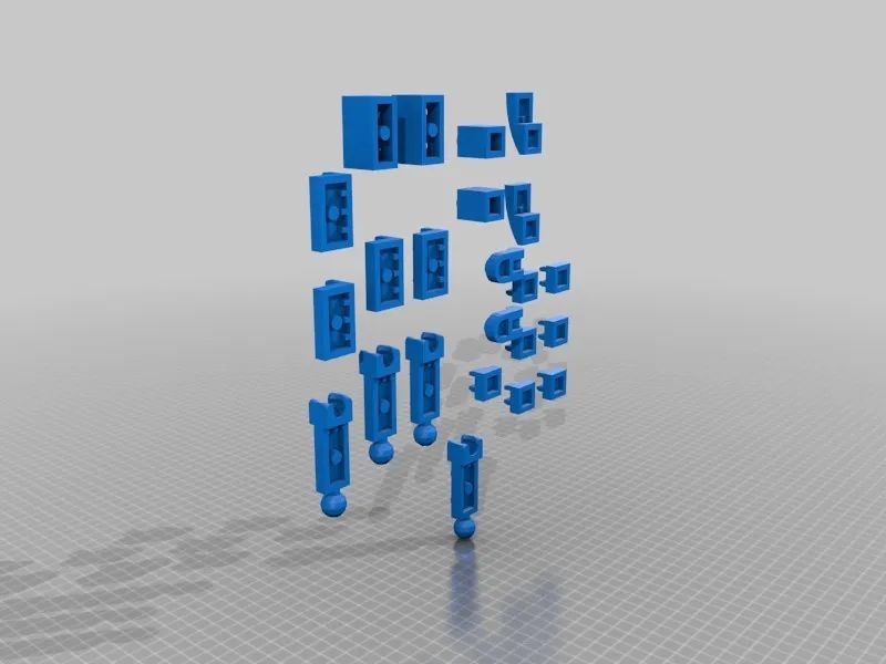 3D打印兼容可定制LEGO基础块