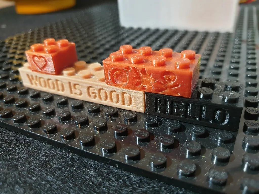 3D打印兼容可定制LEGO基础块