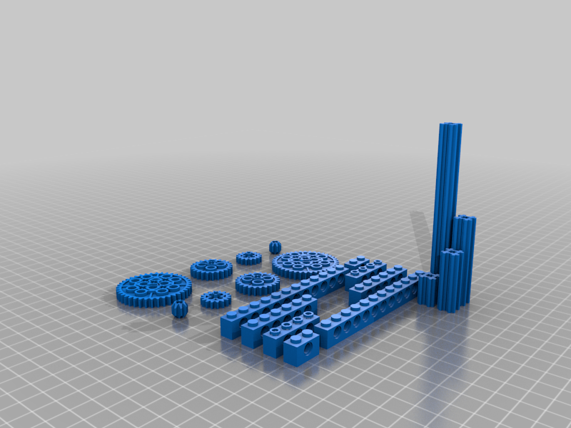 3D打印兼容可定制LEGO基础块