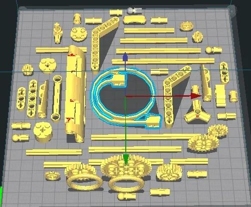 3D打印兼容可定制LEGO基础块