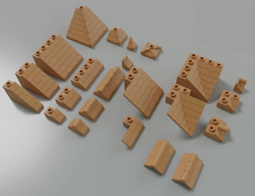 3D打印兼容可定制LEGO基础块