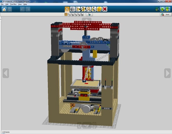 用乐高制作LEGObot 3D打印机