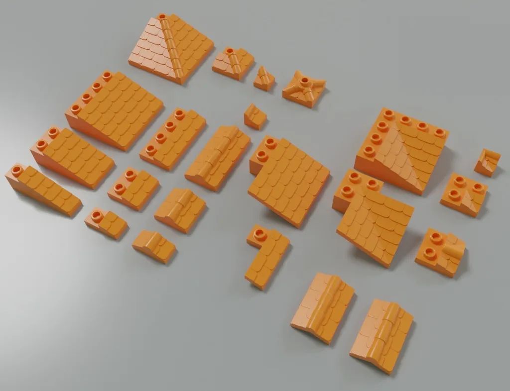 3D打印兼容可定制LEGO基础块
