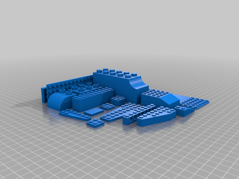 3D打印兼容可定制LEGO基础块