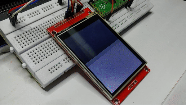 Raspberry Pi Pico TFT LCD 触摸屏使用教程
