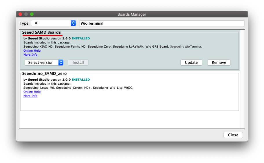 Wio Terminal 入门指南