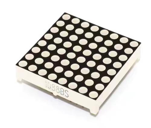 Arduino 8×8 共阳极LED点阵显示(74HC595)