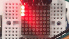 Arduino 驱动 8×8 LED点阵屏