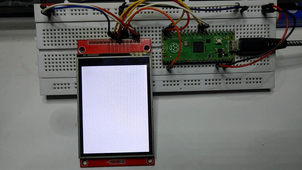 Raspberry Pi Pico TFT LCD 触摸屏使用教程