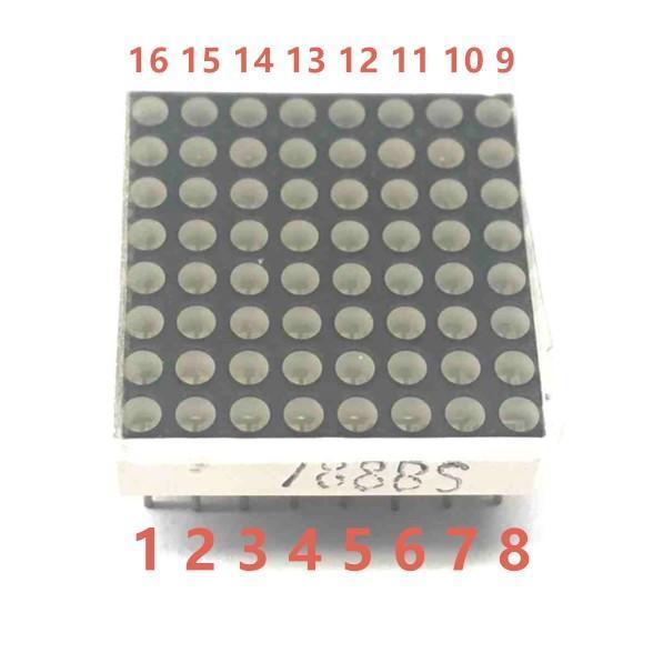 Arduino 驱动 8×8 LED点阵屏