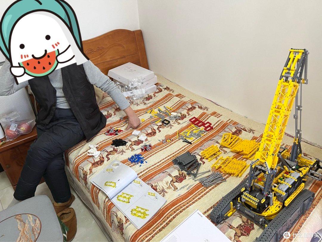 第一人称带你沉浸组装乐高42146利勃海尔吊车!