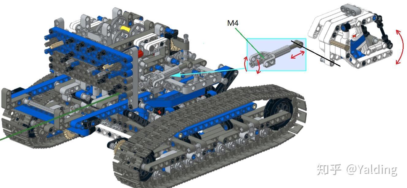 LEGO Technic乐高机械组的传动设计—— 42042 Crawler Crane履带起重机