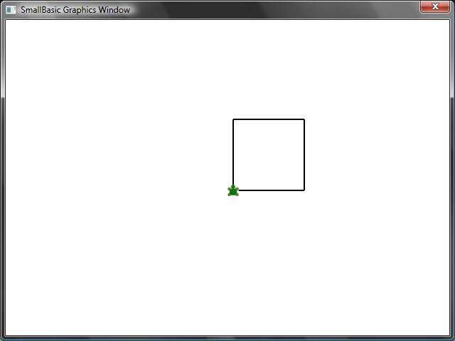 Small Basic 编程入门 08 - Turtle Graphics （海龟绘图法）
