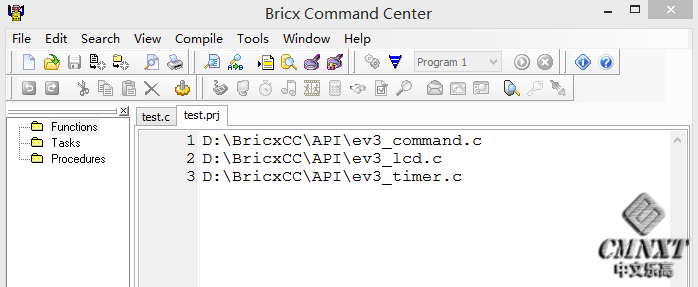 imgFile 在BricxCC中用原生C++语言为EV3编程