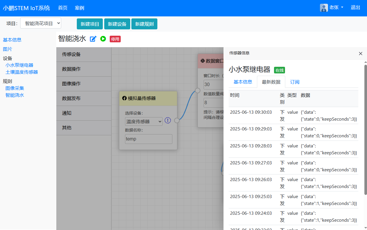 小鹏物联网 MicroPython 智能浇花方案 