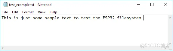 ESP32记事本测试示例文件文件系统fs SPIFFS Arduino IDE中安装ESP32文件系统上载器插件