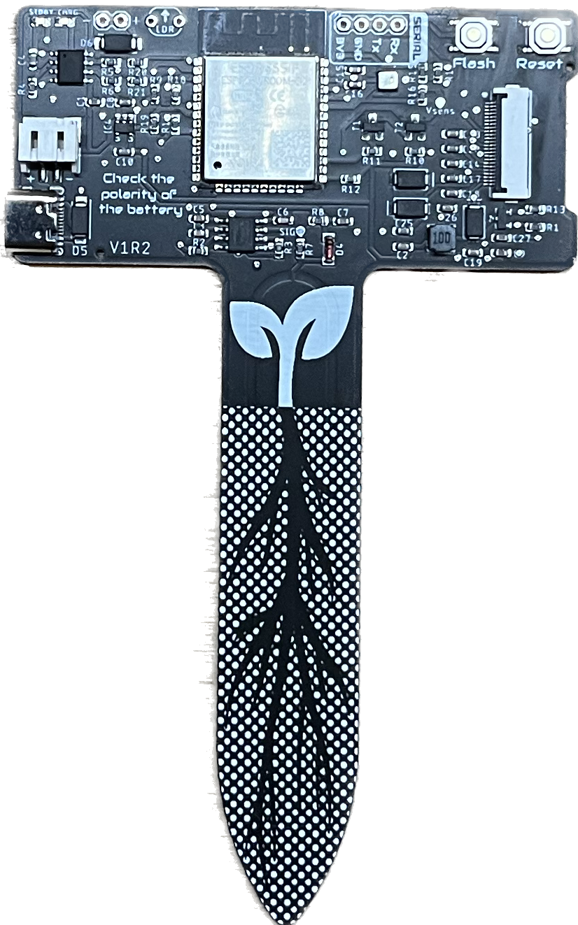 带电子纸显示屏的智能植物监控(Smart Plant)