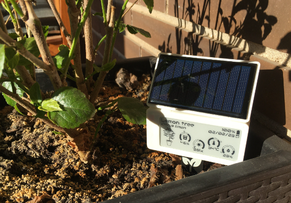 带电子纸显示屏的智能植物监控(Smart Plant)