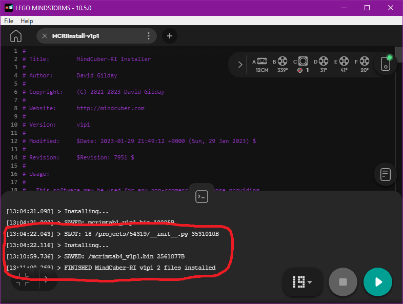 乐高 51515解魔方机器人