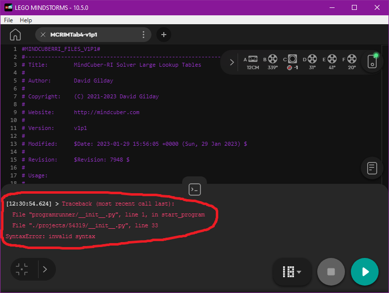 乐高 51515解魔方机器人