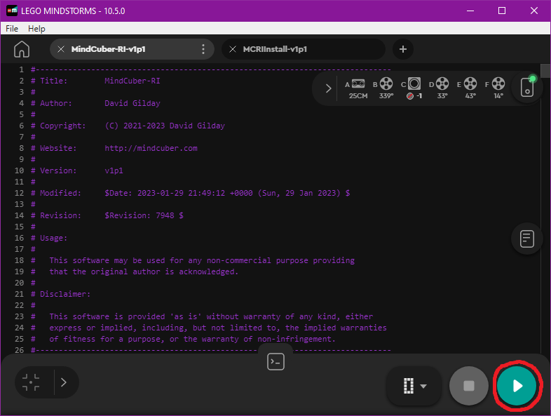 乐高 51515解魔方机器人