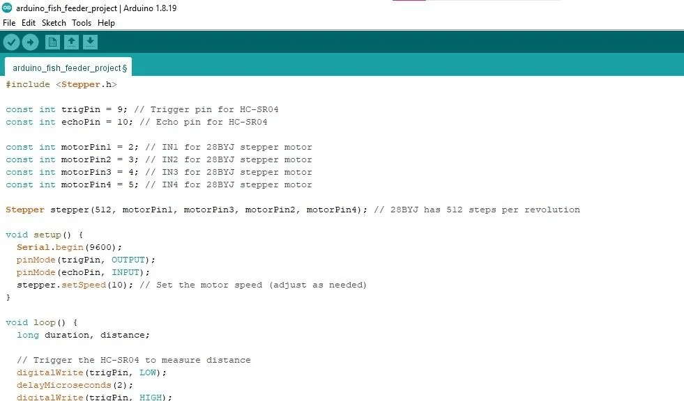 简易自动喂鱼器