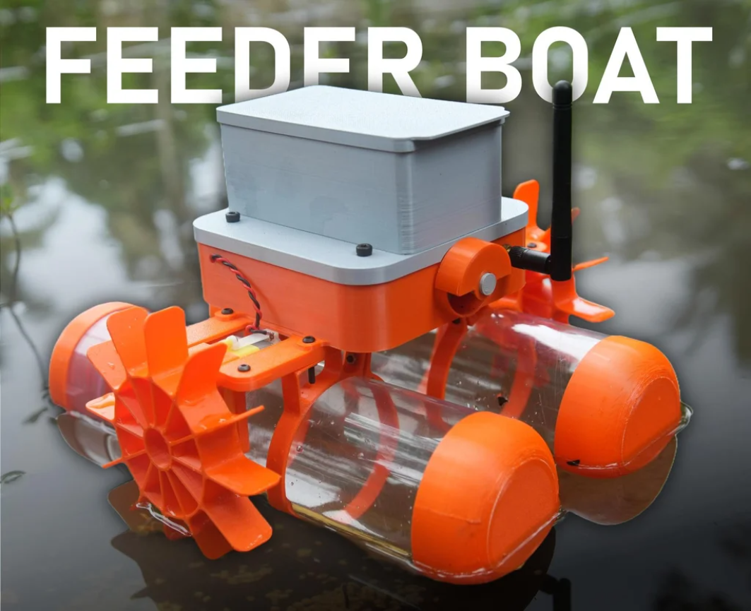 智能鱼饲养遥控船